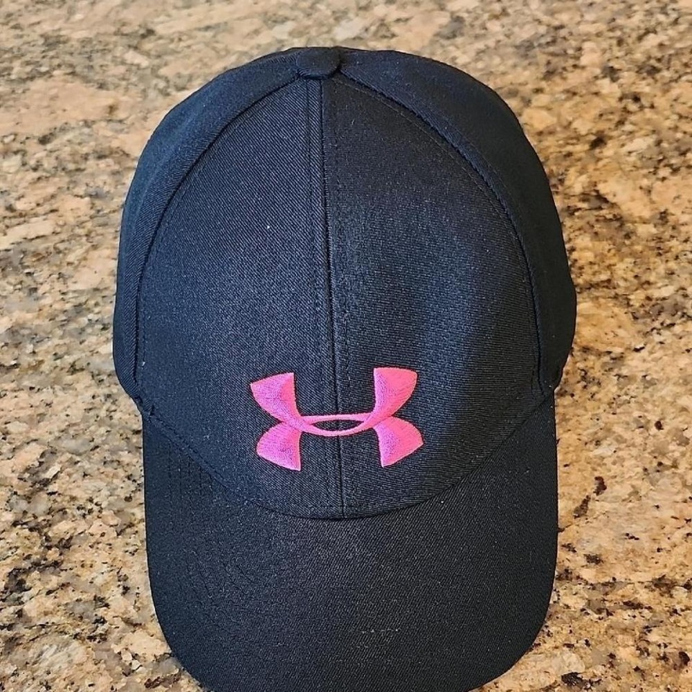 Under Armour Black‎ Cap with Pink Logo